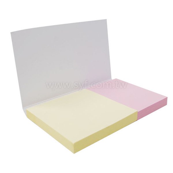 橫式封卡便利貼-二合一N次貼無印刷-封面單面彩色上亮膜