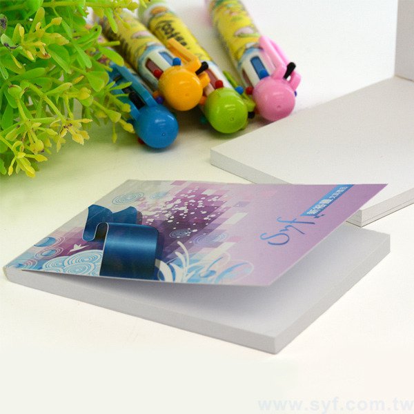 A7便條紙-彩色封面上光印刷-7x9.5桌面便條紙-訂製創意便條紙