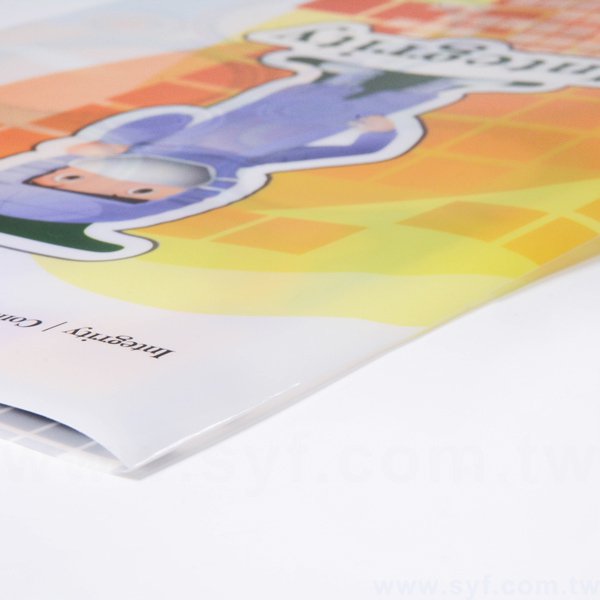 A4單層L夾-彩色印刷全白墨-PP材質L型資料夾-台積電-912-5