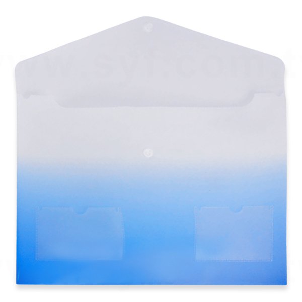橫式公文袋-PP材質-彩色印刷全白墨-鈕扣封口