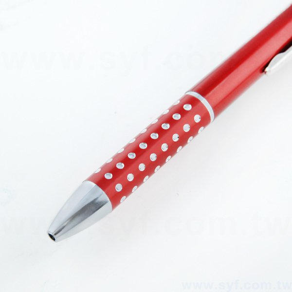廣告筆-單色原子筆-四款鑽石筆桿可選-客製化印刷贈品筆_6