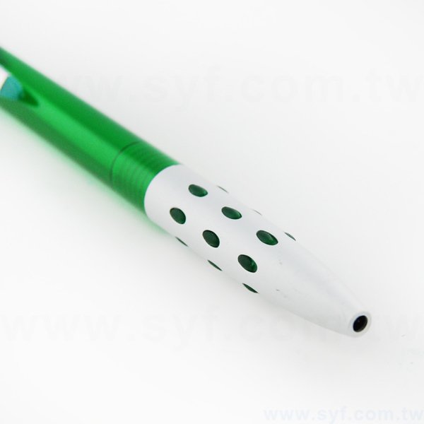 廣告筆-半透筆管環保禮品-單色原子筆五款筆桿可選_5