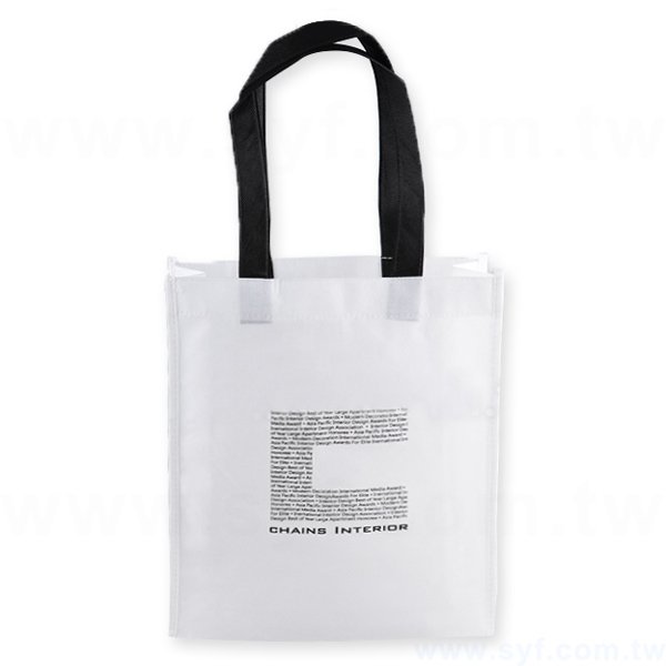 不織布袋-雙面不織布印刷-單色熱轉印購物袋-批發多款顏色可選-採購推薦製作環保袋