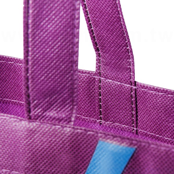 不織布袋-彩色熱轉印-立體購物袋-環保不織布材質-採購訂製環保袋