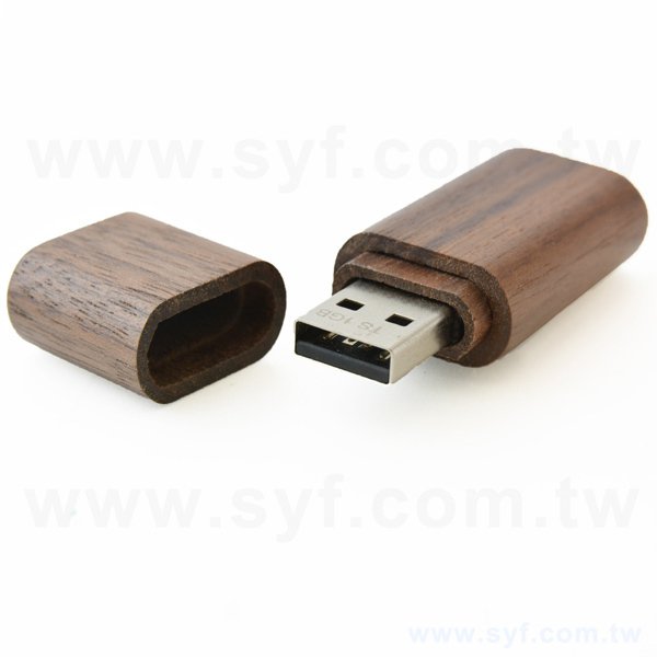 環保隨身碟-原木禮贈品USB-木製開蓋隨身碟-客製隨身碟容量-採購訂製印刷推薦禮品