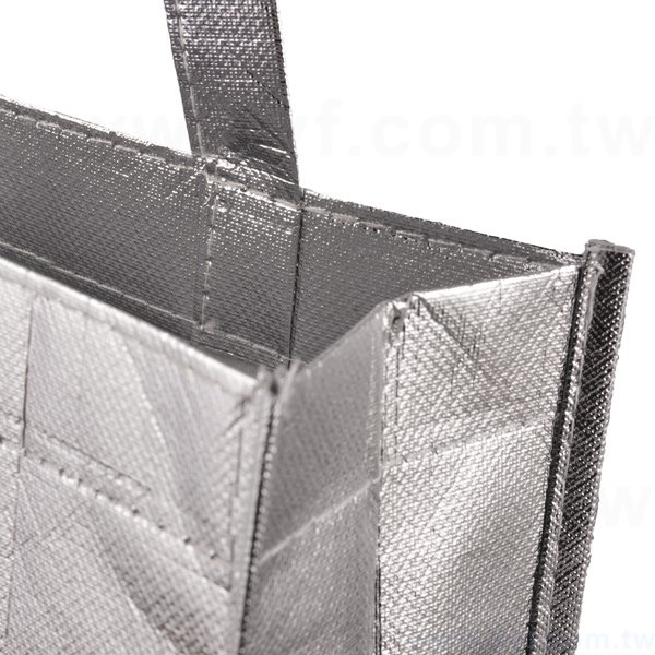 雷射膜立體不織布袋-單色網版印刷-環保不織布材質-526-3