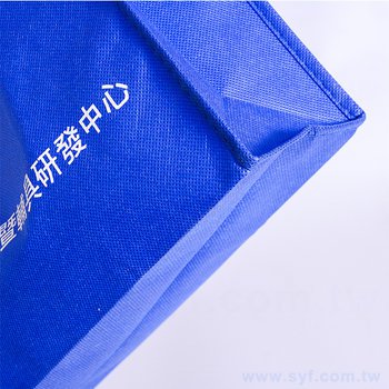 不織布立體袋-厚度80G-尺寸W32xH40xD10cm-單面熱轉印+網版印刷_4