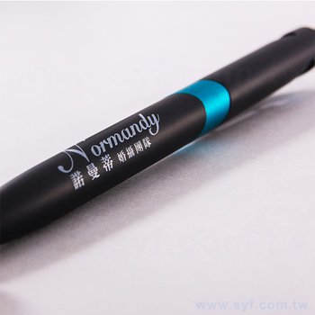 廣告筆-消光霧面黑色筆管禮品-單色原子筆-採購客製印刷贈品筆_6