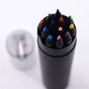 12色色鉛筆-紙圓筒廣告單色印刷禮品-環保廣告筆-客製印刷贈品筆_3
