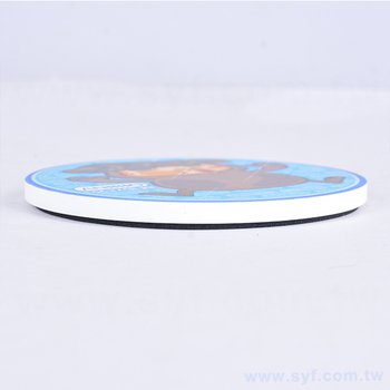 陶瓷吸水杯墊-圓形11cm-白胚/米白胚可選-可客製化印刷LOGO_2