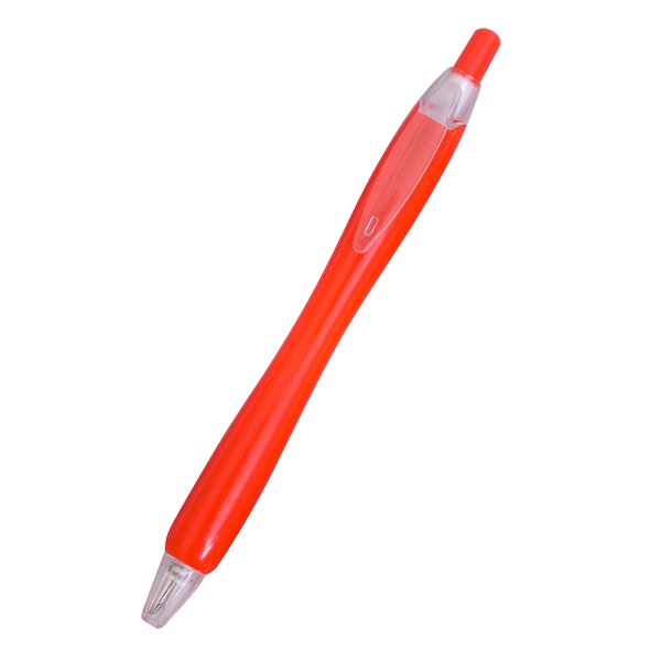 廣告環保筆-塑膠小曲線筆管造型禮品_1