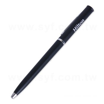 廣告筆-旋轉式塑膠筆管推薦禮品-單色原子筆客製化贈品筆_0