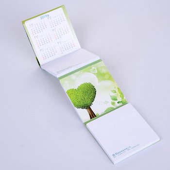 三層封卡式便利貼-封面雙面4色印刷-7.5x7.5cm內頁彩色印刷便利貼_2