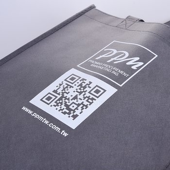 不織布環保購物袋-厚度80G-尺寸W28xH31xD10cm-雙面單色印刷(共版)_1