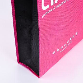 不織布環保購物袋-厚度120G尺寸-W28xH35xD10cm-雙面單色印刷-推薦款_2