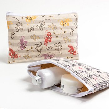 帆胚布筆袋-寬版 拉鍊袋-雙面彩色印刷(也可當口罩收納袋)-防疫新生活_4