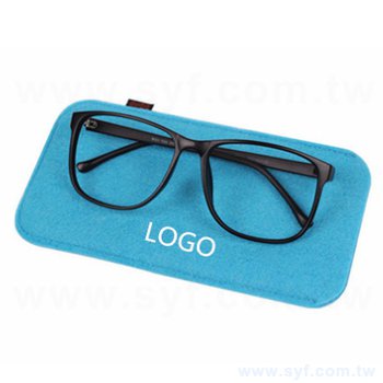 毛氈眼鏡袋-毛氈布印刷-可客製化印刷企業LOGO或宣傳標語_0