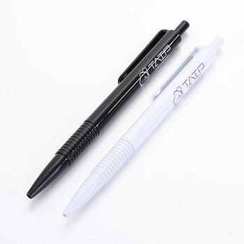 廣告筆-造型防滑筆管禮品-單色原子筆-二款筆桿可選-採購訂製贈品筆_18