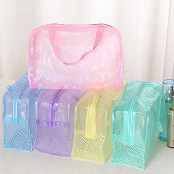 粉嫩PVC旅行提袋-可加印LOGO客製化印刷_2