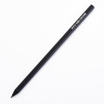 六角黑木鉛筆單色印刷-消光黑筆桿印刷禮品-採購批發製作贈品筆_0