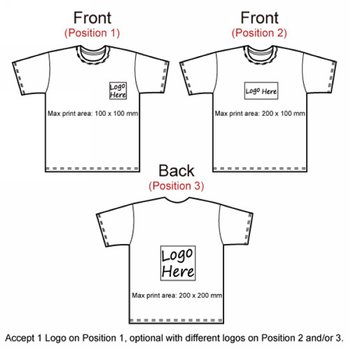廣告T恤-本白純棉衣服/可選尺寸-雙面單色印刷_2