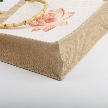 竹製造型提把黃麻購物袋-客製化手提袋_4