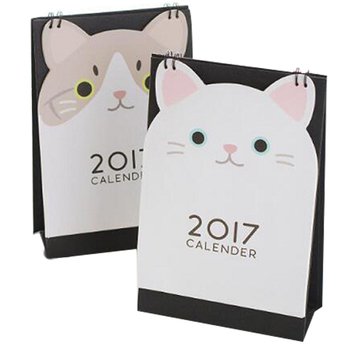 貓咪造型桌曆-直式客製-彩色印刷_1
