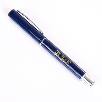廣告筆-仿鋼筆金屬禮品-開蓋原子筆-多色款筆桿可選_1