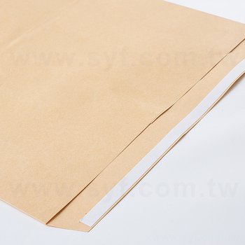 大3K中式80P牛皮紙單面雙色信封-牛皮試卷袋-直式信封印刷_3