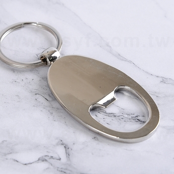 楕圓形鑰匙圈金屬開瓶器-可客製化印刷_1