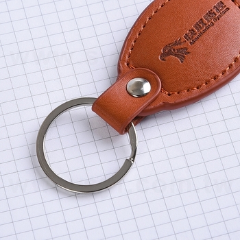 皮革鑰匙圈禮贈品-可客製化印刷logo_2