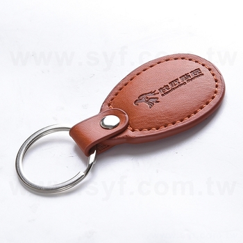 皮革鑰匙圈禮贈品-可客製化印刷logo_0