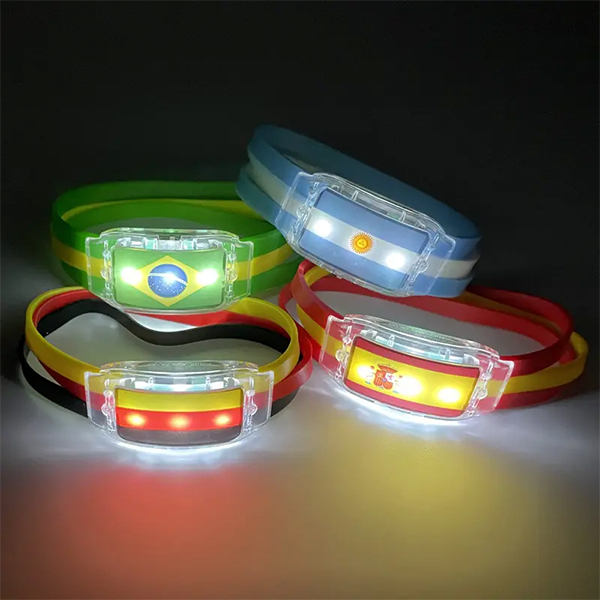 LED矽膠腕帶熒光手環_1