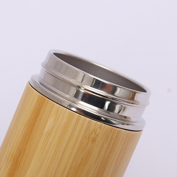 不鏽鋼竹製保溫杯-350ml/450ml/500ml_1