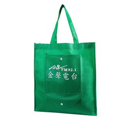 不織布手提收納袋-厚度90G-尺寸W36*H39*D9-單面單色印刷-客製化環保收納袋