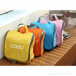 防水旅行收納盥洗化妝包-25x10x20cm-可客製化印刷企業LOGO或宣傳標語