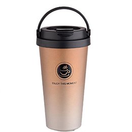 500ml不鏽鋼隨行咖啡杯-可客製化印刷企業LOGO或宣傳標語