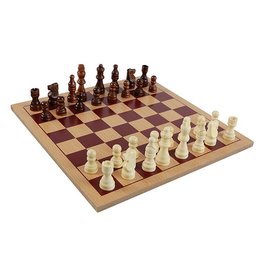 單板可折疊木製西洋棋套組