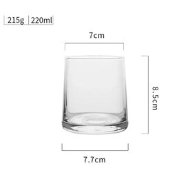 220ml厚底玻璃酒杯(客製化印刷LOGO)