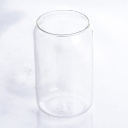 350ml可樂造型透明玻璃杯(客製化印刷LOGO)