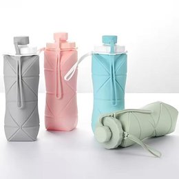 600ML折疊矽膠運動水瓶