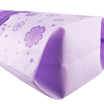 56EA-0001-單色印刷束口袋-不織布材質加提袋束口包-可加LOGO客製化印刷