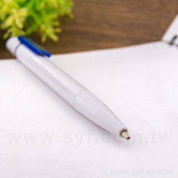 52AA-0074-廣告筆-圓弧造型廣告筆禮品-按壓式單色原子筆-採購訂製贈品筆