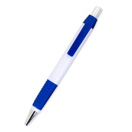 廣告筆-按壓式白管亮彩廣告筆-單色原子筆-採購訂製贈品筆