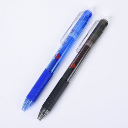 廣告筆-按鍵式擦擦筆單色原子筆-工廠客製化印刷贈品筆