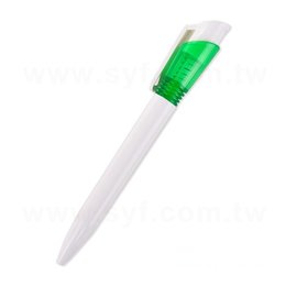廣告筆-按壓式半透明筆管推薦禮品-單色原子筆-客製化採購贈品筆