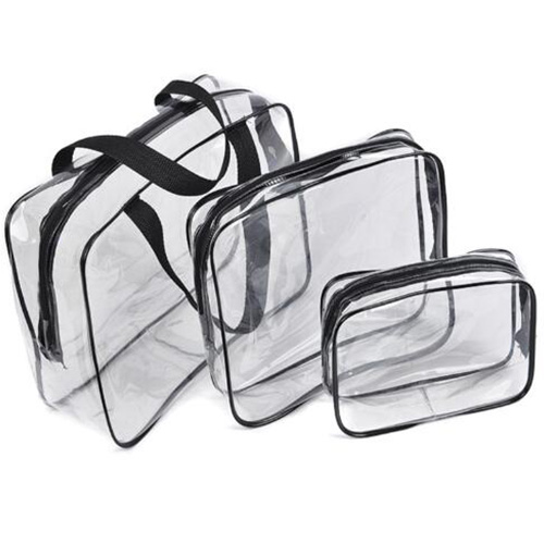 PVC透明旅行化妝提袋包-3件組-2
