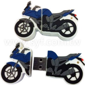 隨身碟-造型USB禮贈品-摩托車造型PVC隨身碟-客製隨身碟容量-採購訂製印刷推薦禮品_0