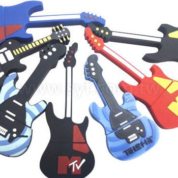 隨身碟-造型USB禮贈品-電吉他造型PVC隨身碟-客製隨身碟容量-工廠客製化印刷推薦禮品_1
