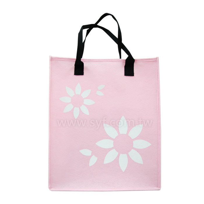 毛氈布購物袋-單色網版印刷-環保購物袋_1